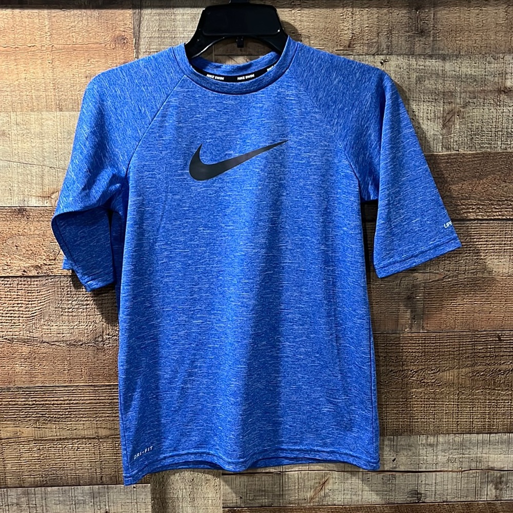 Nike swim shirt boy's large